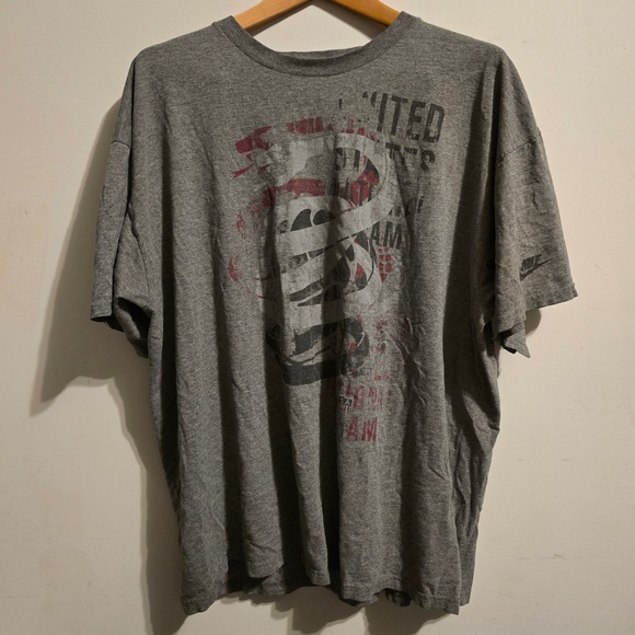 Nike Other - Nike Team USA Soccer Graphic T-Shirt Mens Large Gray USMNT Snake Logo Tee